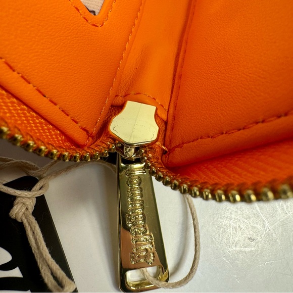 NWT. Disney Loungefly Mickey Pumpkin Zip Around Wallet. Glows in the dark! - Picture 11 of 14